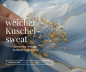 Preview: Winterglück-Kollektion: Morgenleuchten I Kuschelsweat mit Überbreite